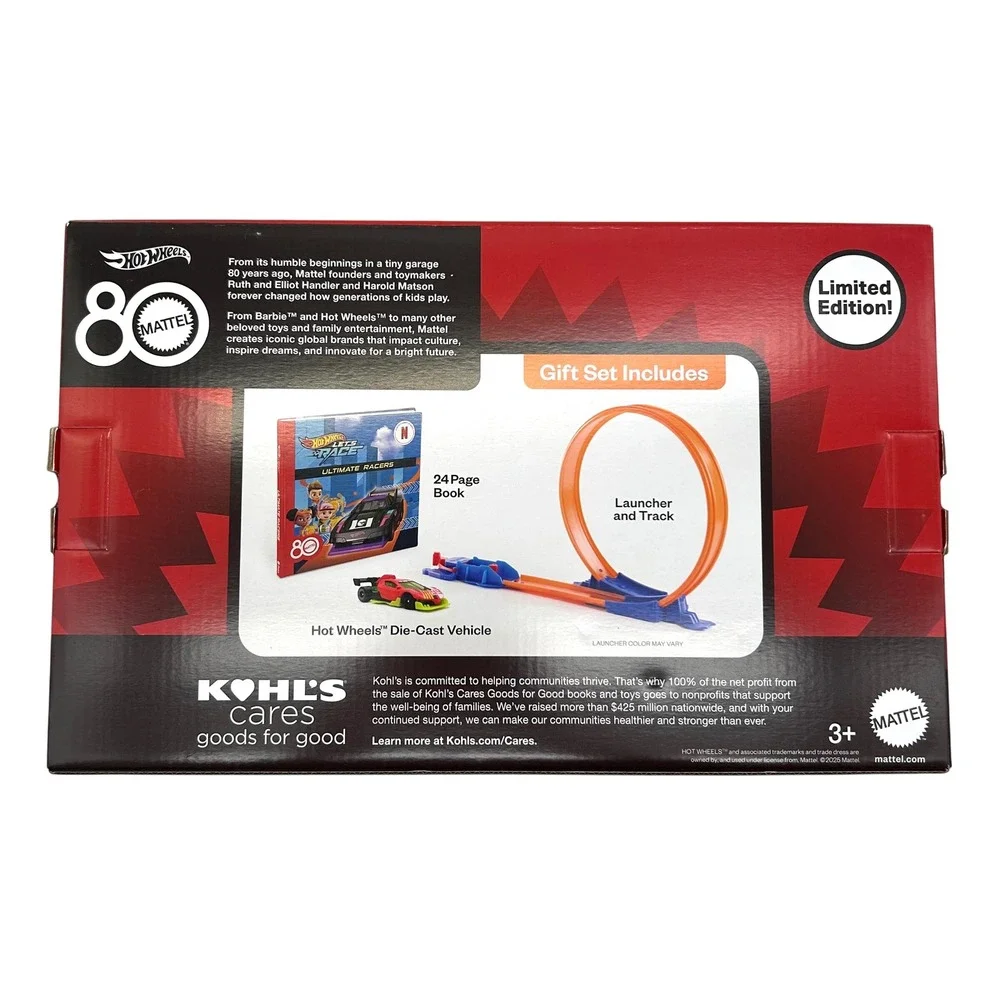 Hot Wheels Lets Race Ultimate Racers Limited Edition Gift Set Kohls Cares Mattel
